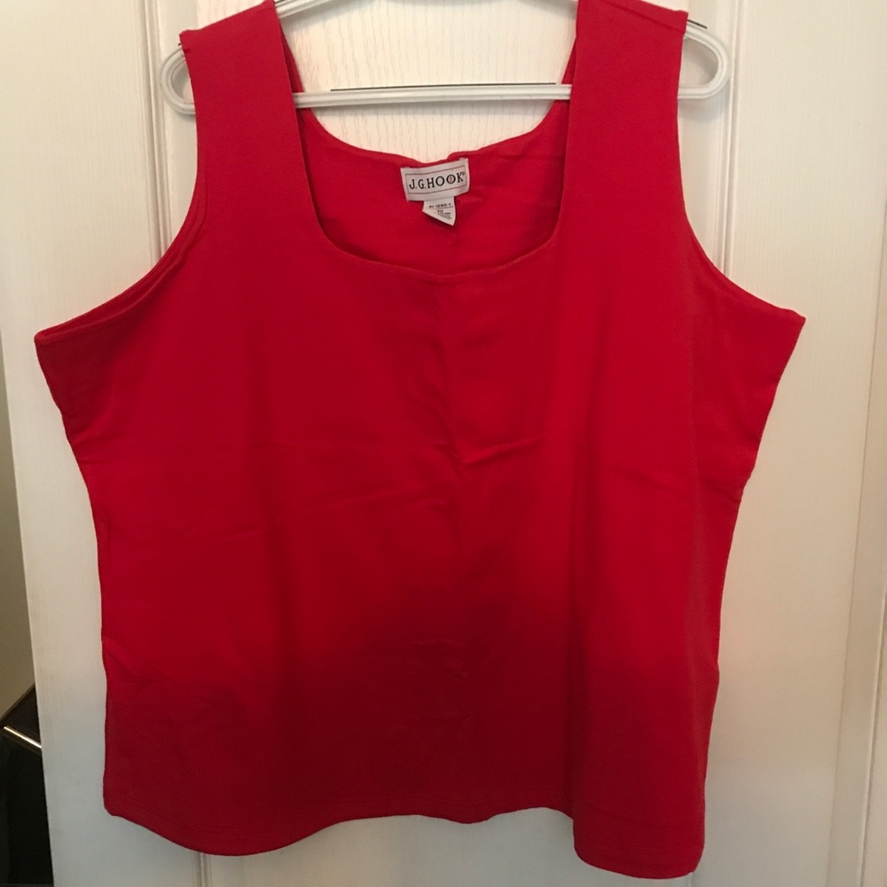 Women's J.G. Hook Red Tank Top -3X